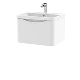 Nuie Lunar 1 Drawer Wall Hung Vanity Unit With Basin – 600mm & 800mm, photo 8