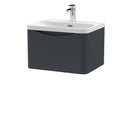 Nuie Lunar 1 Drawer Wall Hung Vanity Unit With Basin – 600mm & 800mm, photo 3