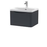 Nuie Lunar 1 Drawer Wall Hung Vanity Unit With Basin – 600mm & 800mm, photo 3