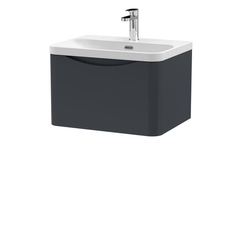 Nuie Lunar 1 Drawer Wall Hung Vanity Unit With Basin – 600mm & 800mm, photo 3