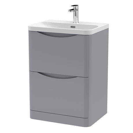 Nuie Lunar 2 Drawer Floor Standing Vanity Unit With Basin – 600mm & 800mm, photo 4