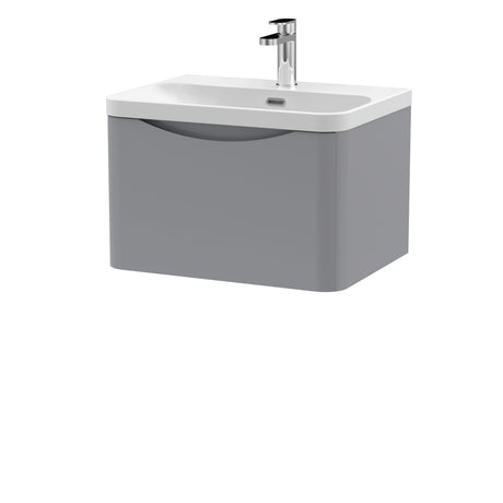 Nuie Lunar 1 Drawer Wall Hung Vanity Unit With Basin – 600mm & 800mm, photo 4