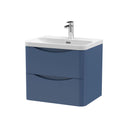 Nuie Lunar 2 Drawer Wall Hung Vanity Unit With Basin – 600mm & 800mm, photo 5