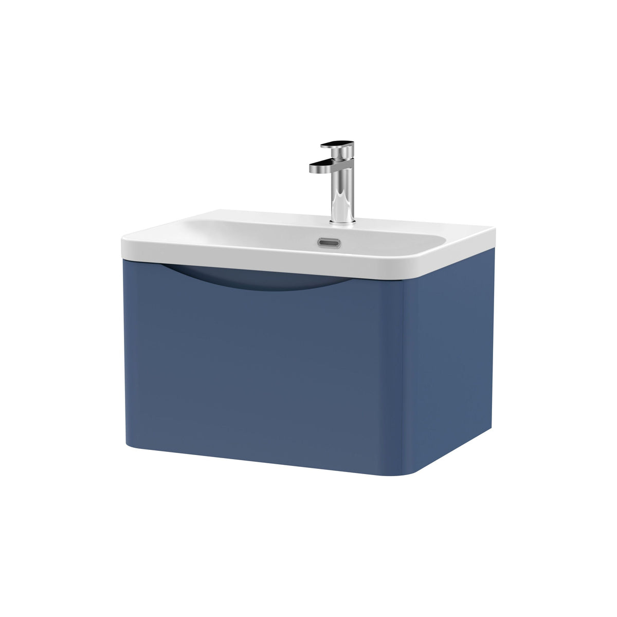 Nuie Lunar 1 Drawer Wall Hung Vanity Unit With Basin – 600mm & 800mm, photo 5