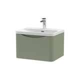 Nuie Lunar 1 Drawer Wall Hung Vanity Unit With Basin – 600mm & 800mm, photo 6
