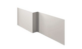 Kartell K-VIT Elite L-Shaped Shower Bath Front Panel 1500mm-White Gloss (BAT142EL)