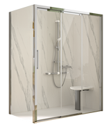 AKW Larenco 3 Panel Sliding Shower Screen, photo 2