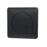 Nuie Square Dual Flush Push Button – Chrome, Black or Brushed Brass, photo 2