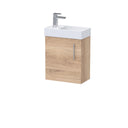 Nuie Vault 400mm 1 Door Wall Hung Compact Vanity Unit With Basin, photo 6