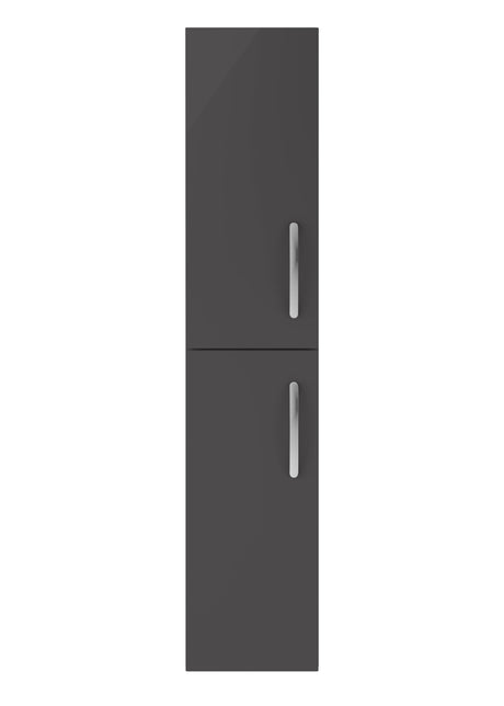 Nuie Athena 300mm 2 Door Wall Hung Tall Cabinet, photo 2