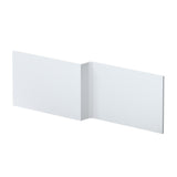 Nuie Urban 1700mm L-Shape Square MDF Matt Shower Bath Front Panel – Satin White, Satin Grey or Satin Blue