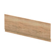 Nuie 1800mm MFC Woodgrain Front Bath Panel With Plinth – Autumn Oak