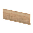 Nuie 1800mm MFC Woodgrain Front Bath Panel With Plinth – Autumn Oak