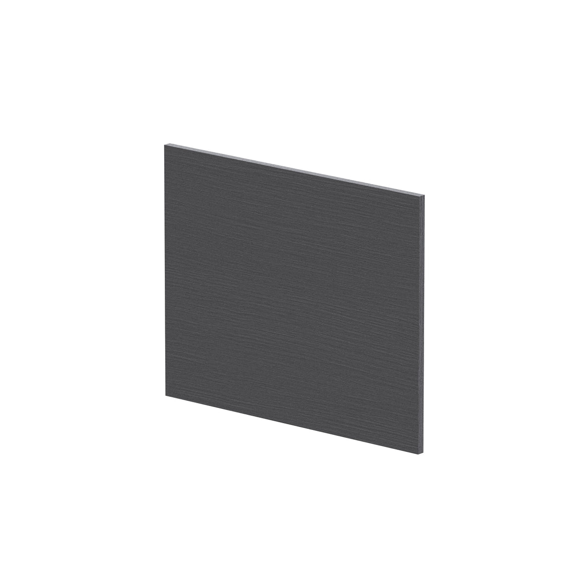 Nuie 700mm L-Shape Square MFC Shower Bath End Panel – Graphite Grey Woodgrain, Anthracite Woodgrain or Charcoal Black
