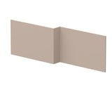 Nuie Havana 1700mm Square MFC Smooth Matt Shower Bath Front Panel – Soft Linen or Smoked Red