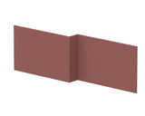 Nuie Havana 1700mm Square MFC Smooth Matt Shower Bath Front Panel – Soft Linen or Smoked Red, photo 2