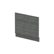 Nuie 700mm End MFC Bath Panel With Plinth – Anthracite Woodgrain
