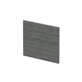 Nuie 700mm L-Shape Square MFC Shower Bath End Panel – Graphite Grey Woodgrain, Anthracite Woodgrain or Charcoal Black, photo 2