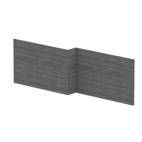 Nuie 1700mm L-Shape Square MFC Shower Bath Front Panel – Graphite Grey Woodgrain, Anthracite Woodgrain or Charcoal Black, photo 3