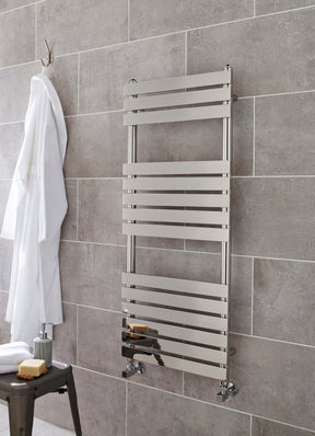 Kartell K-VIT Memphis chrome towel rail, 1200 x 500mm