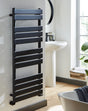 Kartell K-VIT Memphis matt black towel rail, 1200 x 500mm