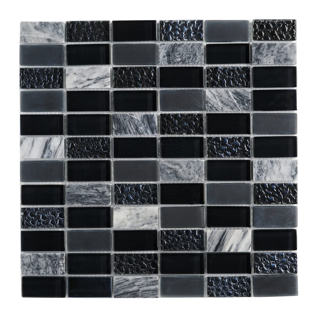 AKW Mosaic Border Tiles 300 x 300mm – Choice of Blue, Grey or Marble, photo 3