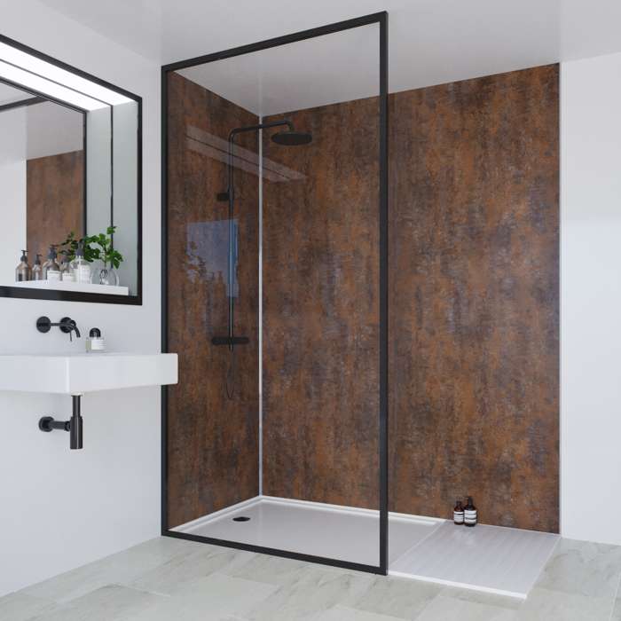 Multipanel Linda Barker Corten Elements Bathroom Wall Panel – Textured Matt, photo 5