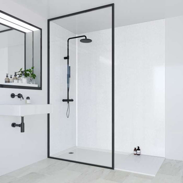Multipanel Classic Frost White Bathroom Wall Panel