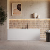 Nuie Asselby Square Double Ended Bath With Legs – 1700 x 700mm, 1700 x 750mm & 1800 x 800mm