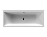 Nuie Asselby Thin Edge Square Double Ended Bath With Legs – 1700 x 700mm & 1800 x 800mm