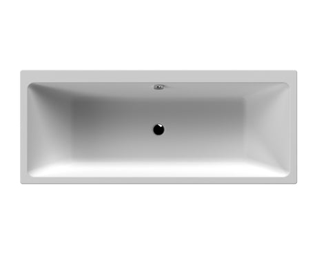 Nuie Asselby Thin Edge Square Double Ended Bath With Legs – 1700 x 700mm & 1800 x 800mm