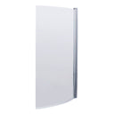 Nuie Curved Hinged Bath Screen – Chrome, photo 2