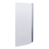 Nuie Curved Hinged Bath Screen – Chrome, photo 2