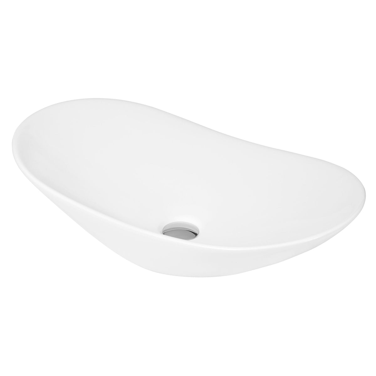 Nuie 615mm Ceramic Vessel Basin – White, photo 2