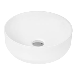 Nuie 350mm Ceramic Round Vessel Basin – White, photo 2