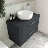 Nuie 350mm Ceramic Round Vessel Basin – White