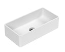 Nuie Salana Ceramic Rectangular Vessel Basin – 365mm & 465mm