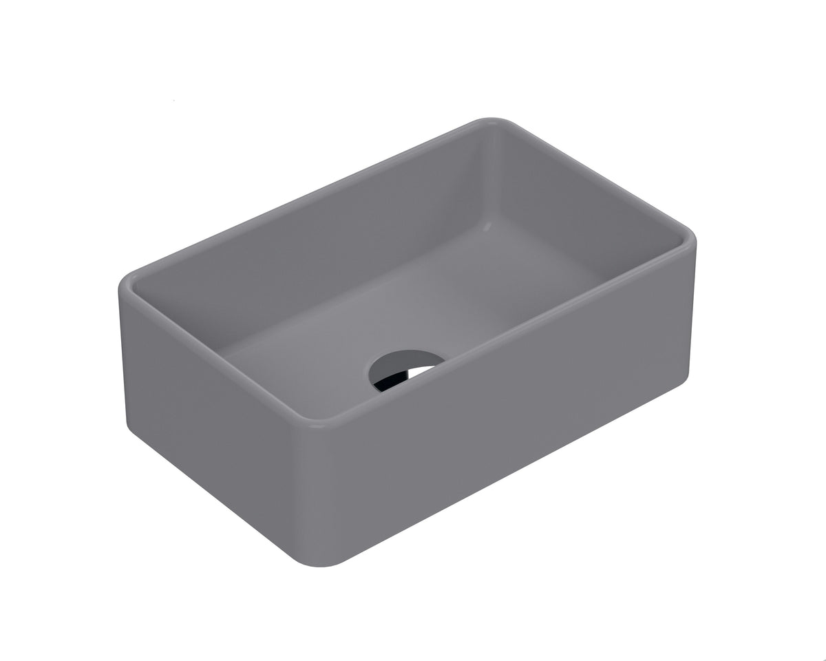 Nuie Salana Ceramic Rectangular Vessel Basin – 365mm & 465mm, photo 2