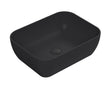 Nuie 455mm Ceramic Square Vessel Basin – Matt Black, photo 2