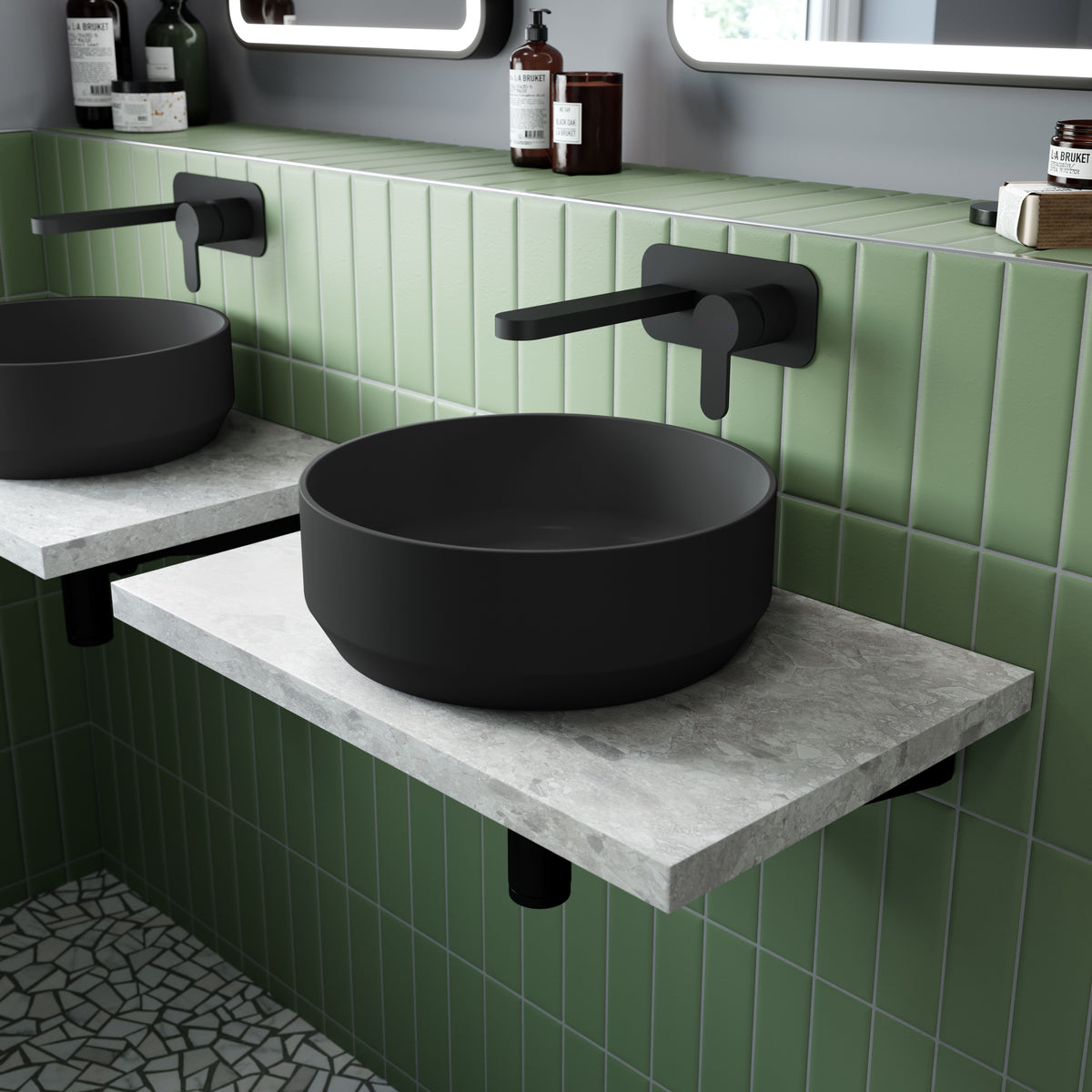 Nuie Salana Ceramic Vessel Basin – 350mm & 615mm