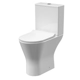 Nuie Freya Rimless Close Coupled Toilet – White