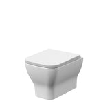 Nuie Ava Wall Hung Pan With Soft Close Seat – White, photo 2