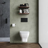 Nuie Ava Wall Hung Pan With Soft Close Seat – White