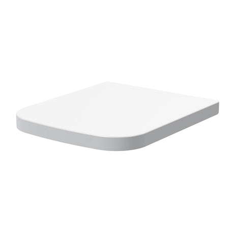 Nuie Square Soft Close Toilet Seat With Top Fix Hinge (Compatible Ava) – White