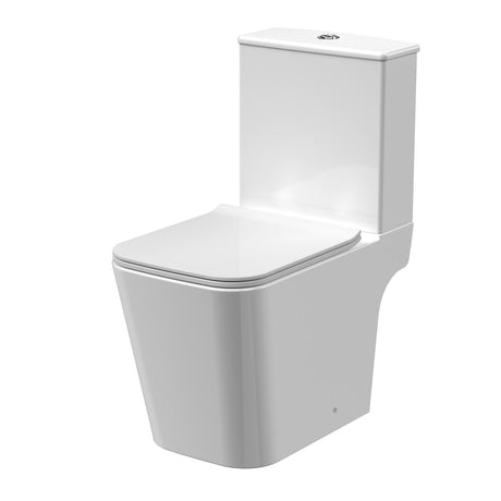 Nuie Orlen Rimless Close Coupled Toilet – White