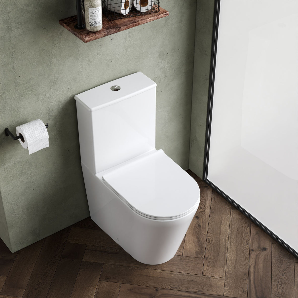 Nuie Fenton Close Coupled Toilet – White, photo 4