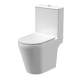 Nuie Fenton Rimless Close Coupled Toilet – White, photo 2