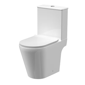 Nuie Fenton Rimless Close Coupled Toilet – White, photo 2