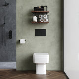 Nuie Bliss Square Back to Wall Toilet Pan – White
