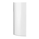 Nuie 700mm Curved Bath Screen – Chrome, photo 2